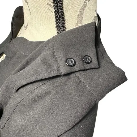 Women’s Lumiere Black Long Sleeve Sheer Back Tunic Blouse - Small - Picture 7 of 9